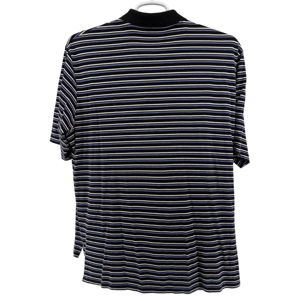 Polo Golf Ralph Lauren Mens Large Striped Pima Cotton Polo Shirt TPC Scottsdale - Picture 4 of 6